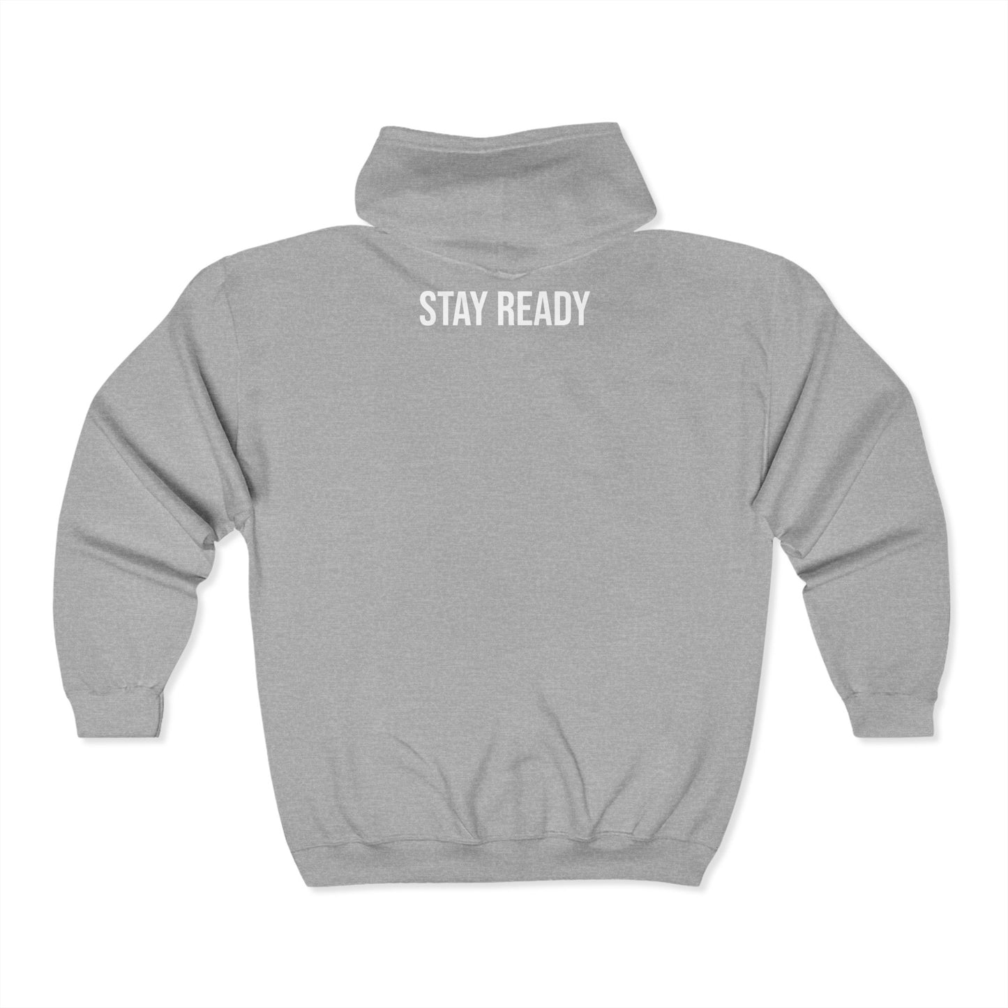DMAN-STAY READY Unisex Heavy Blend™ Zip Hoodie - D.MAN Stay Ready Design