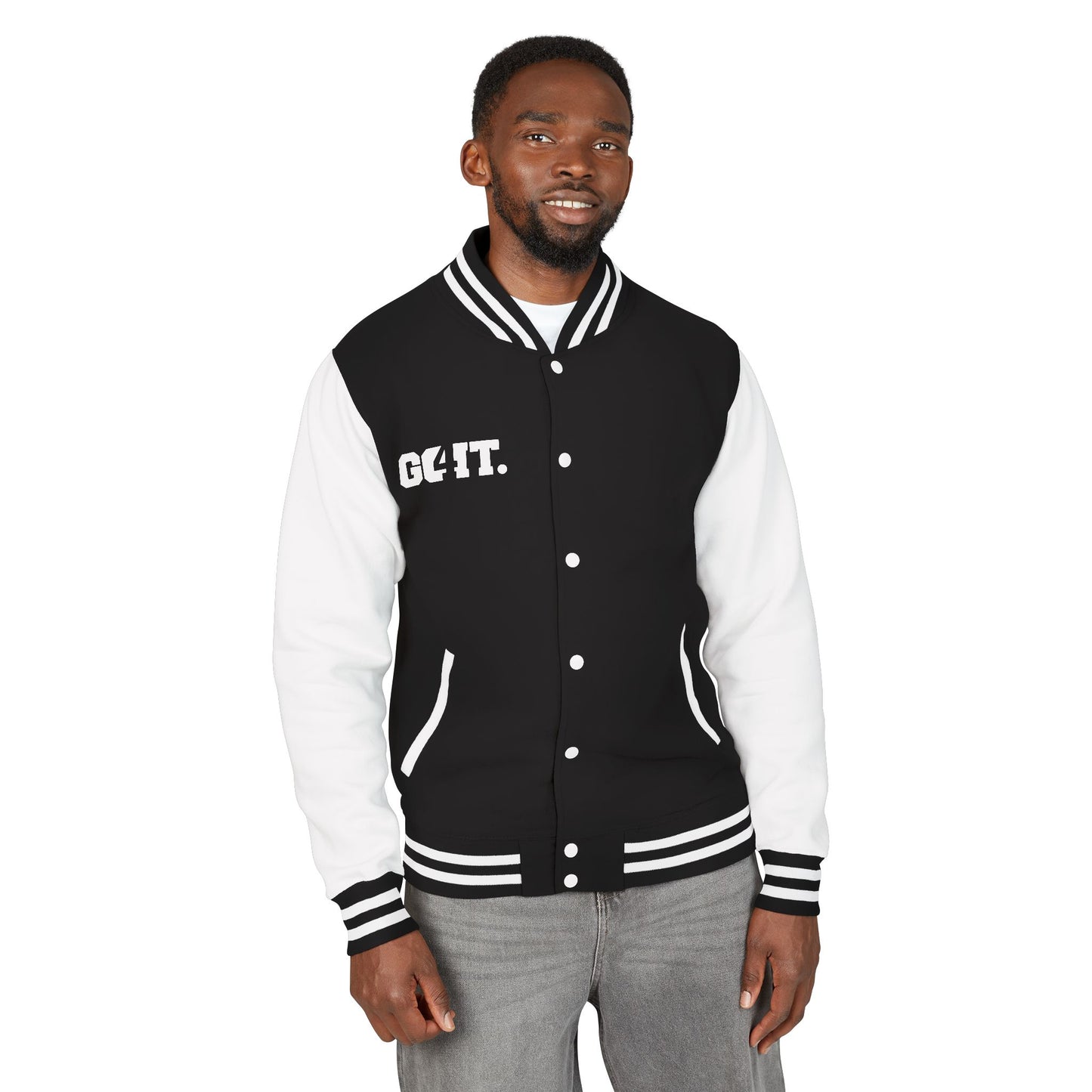 Stylish Unisex Heavyweight Letterman Jacket GO4IT Edition