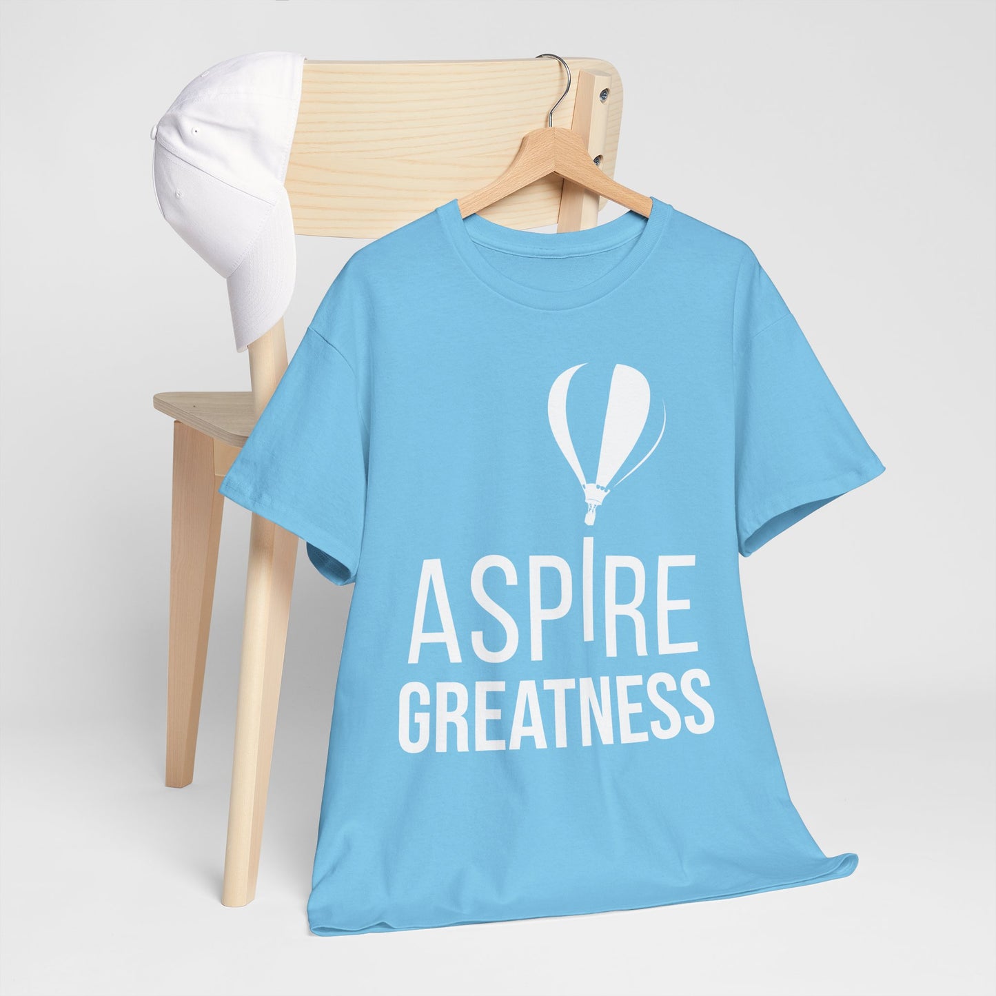 ASPIRE GREATNESS TEE "Seeing and Living Above the Challenges of Life."