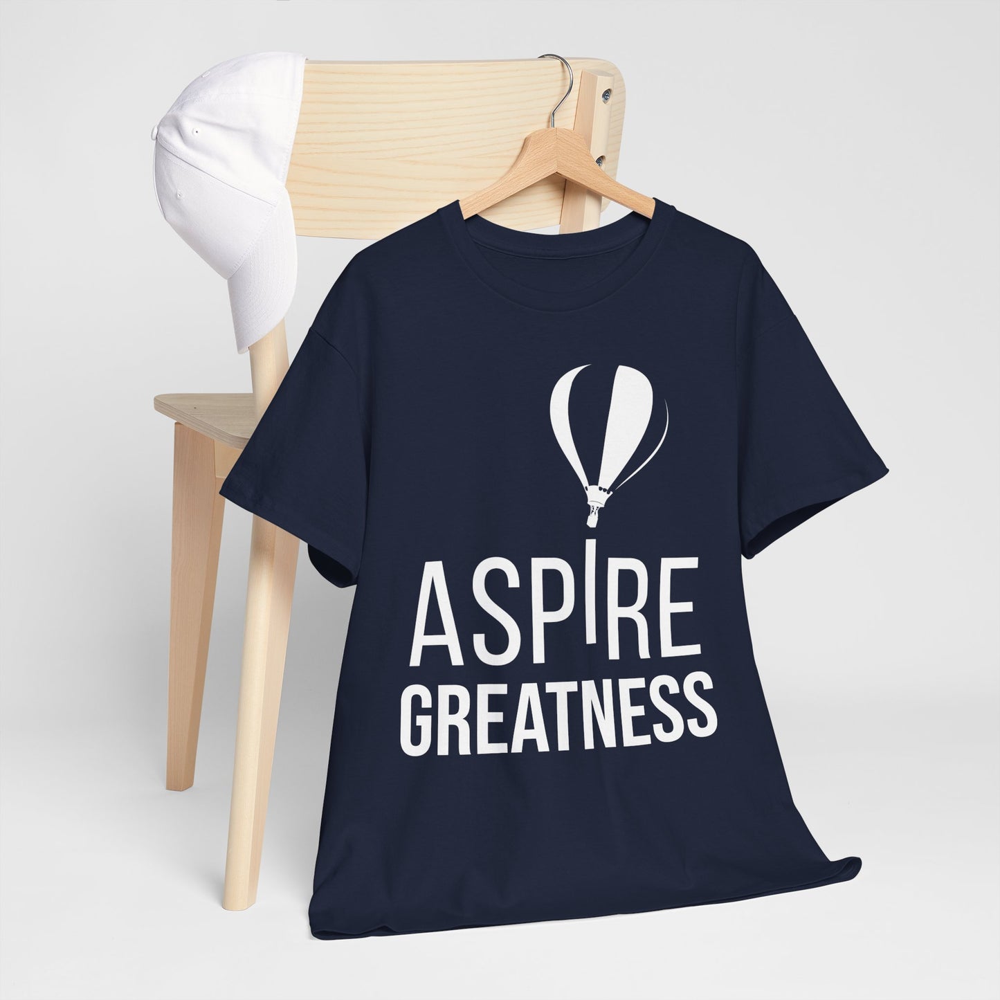 ASPIRE GREATNESS TEE "Seeing and Living Above the Challenges of Life."