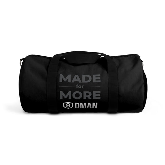 DMAN CORE BLACK – MADE FOR MORE Duffel Bag