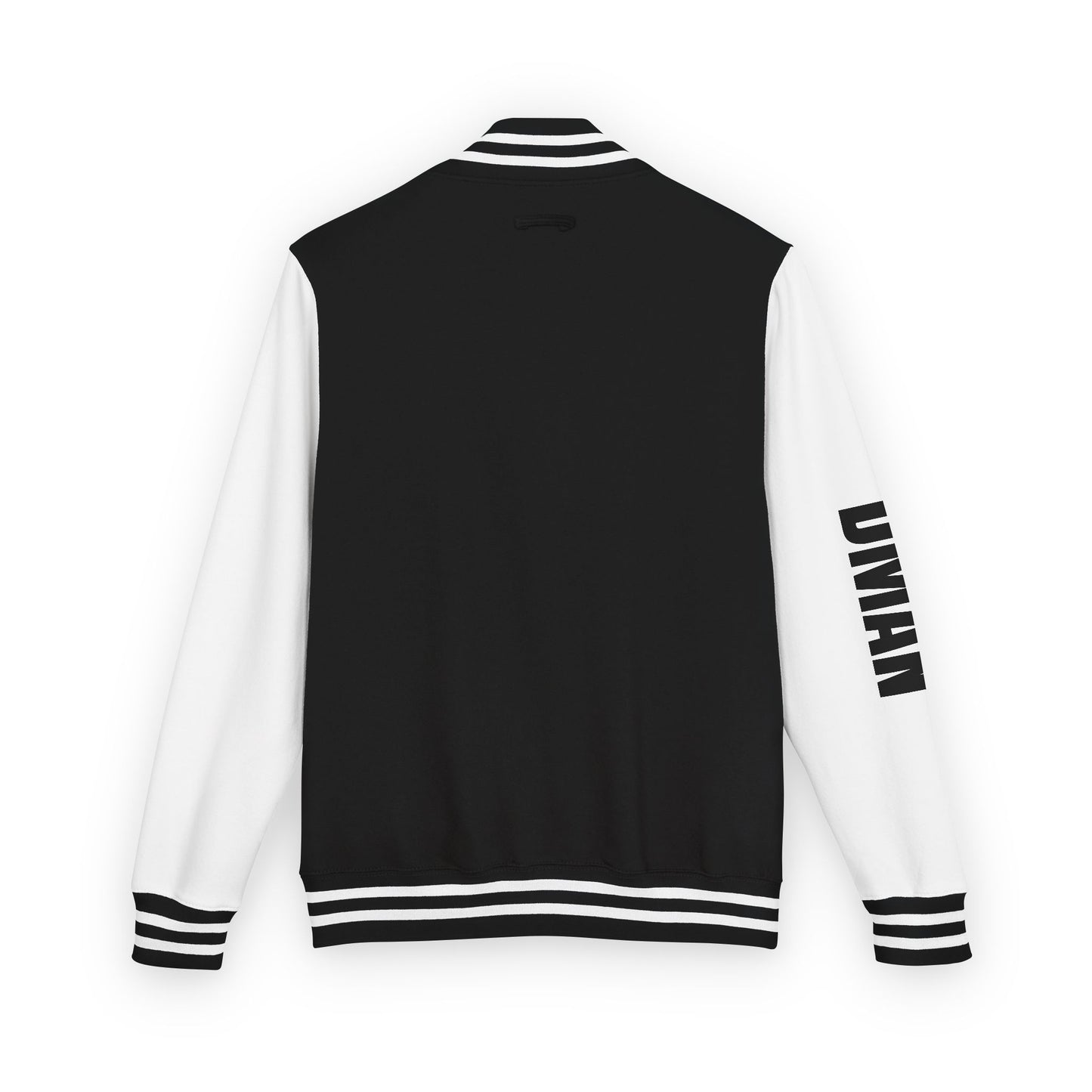 DMAN CORE BLACK LETTERMAN JACKET