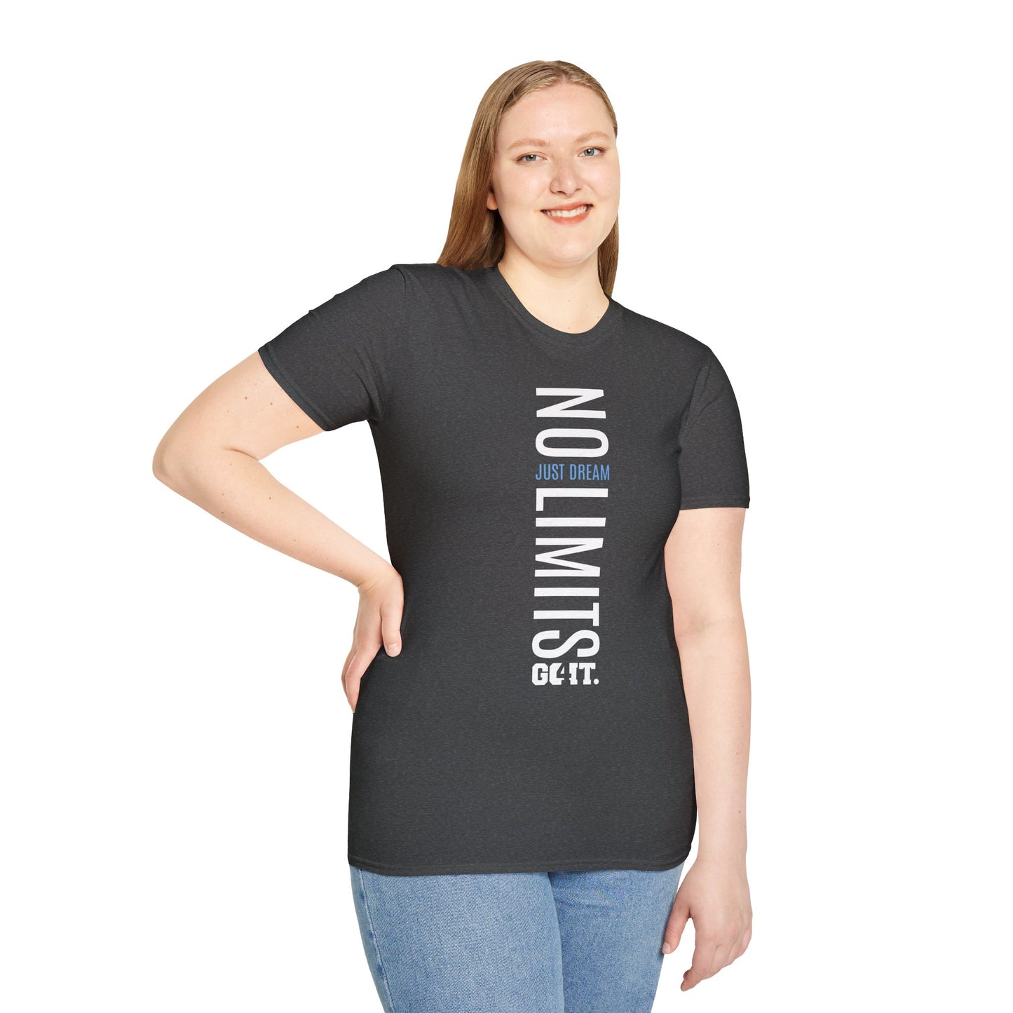 No Limits. Just Dreams.  Motivational Unisex T-Shirt