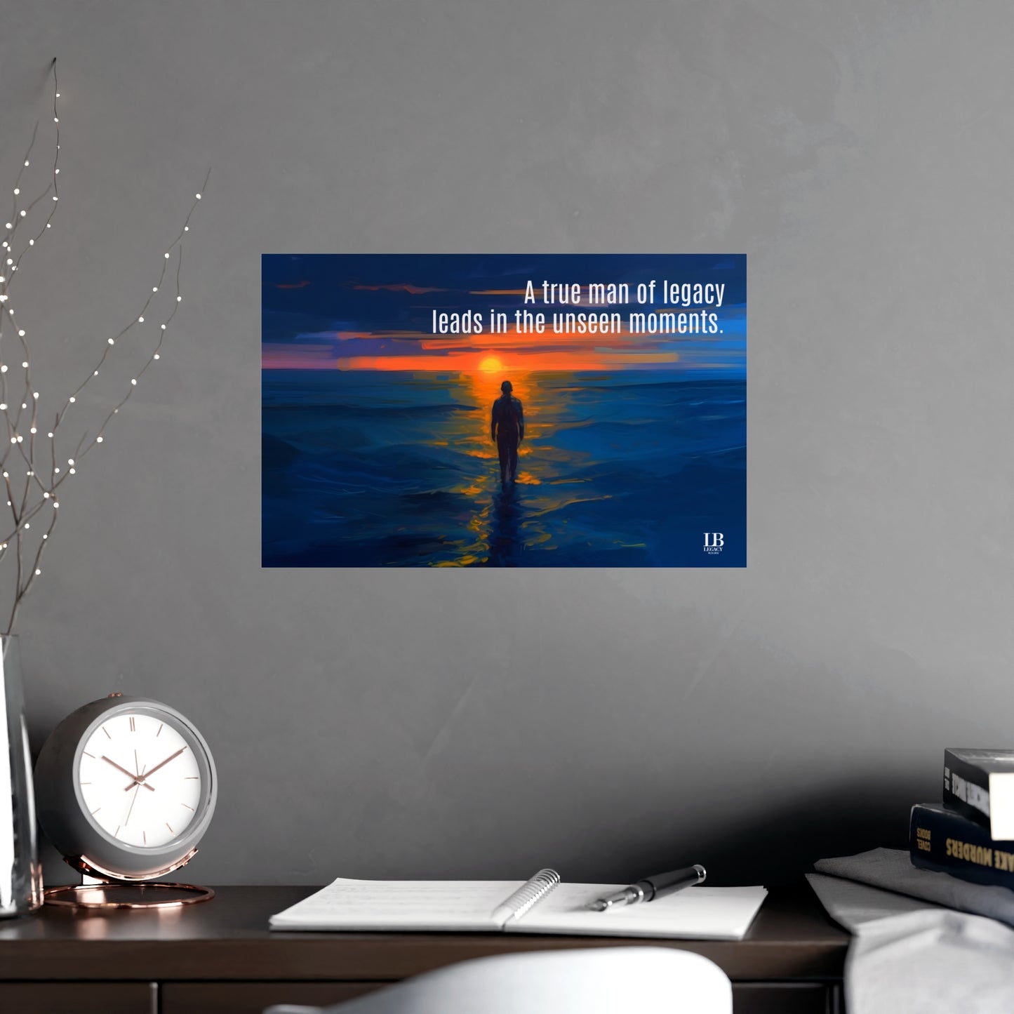 Legacy Builders Quote Print III, Office Wall Decor