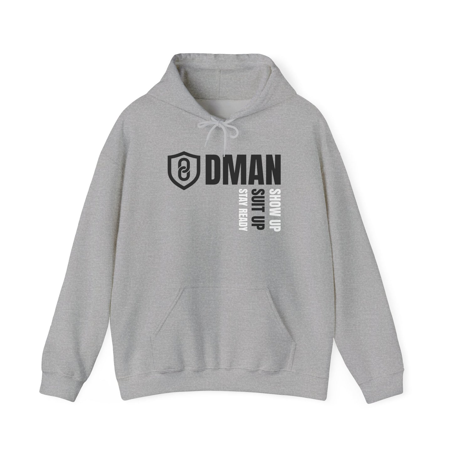 DMAN SIGNATURE GRAY  HOODIE