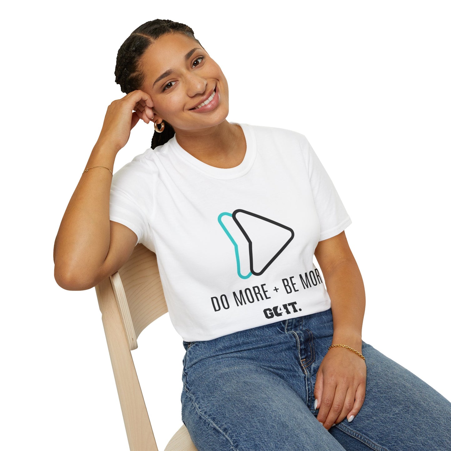 Do More + Be More | Unisex Soft style T-Shirt, Casual Wear, Motivational Graphic Tee