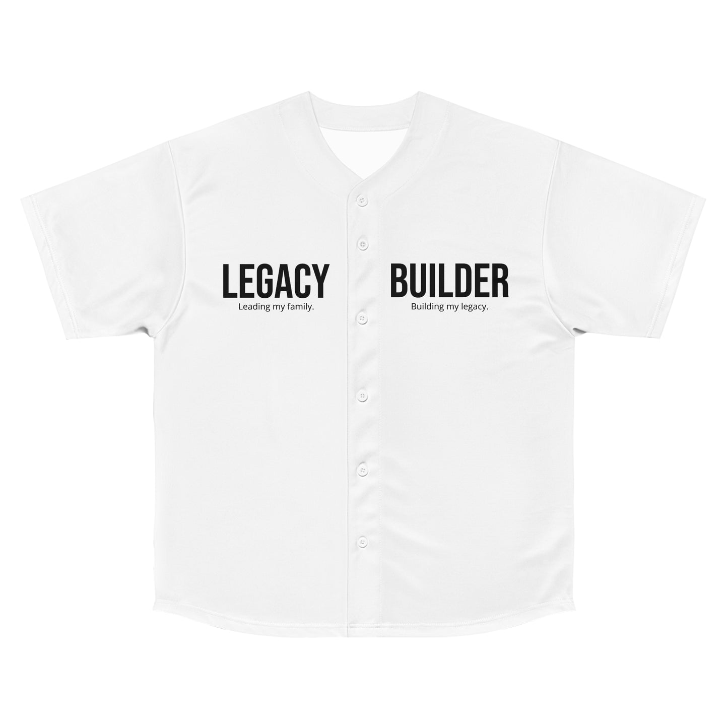 Legacy Builder Men's Baseball Jersey - Stylish Athletic Top for Family Leadership