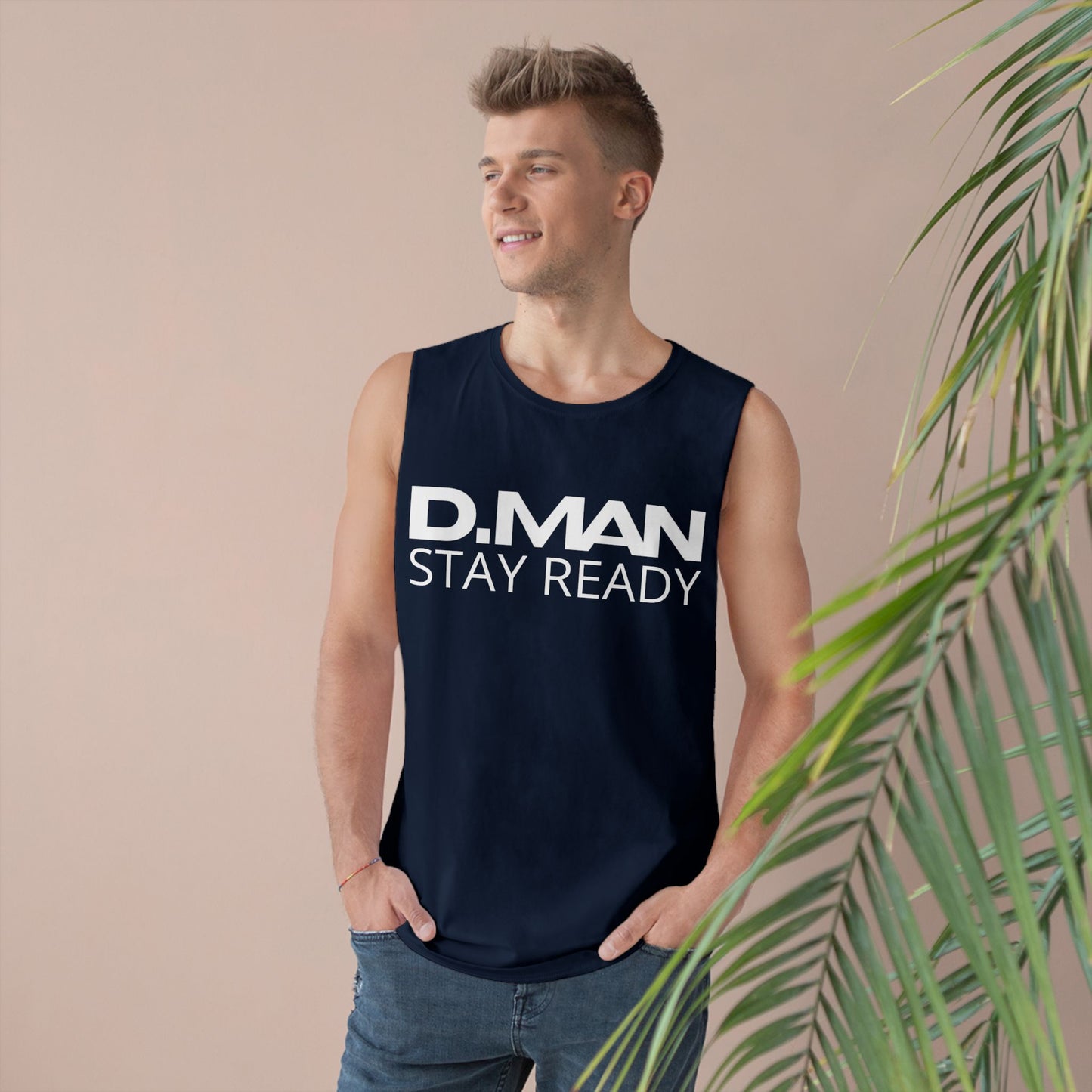 D.MAN Stay Ready Unisex Tank Top - Cool & Casual Fitness Wear