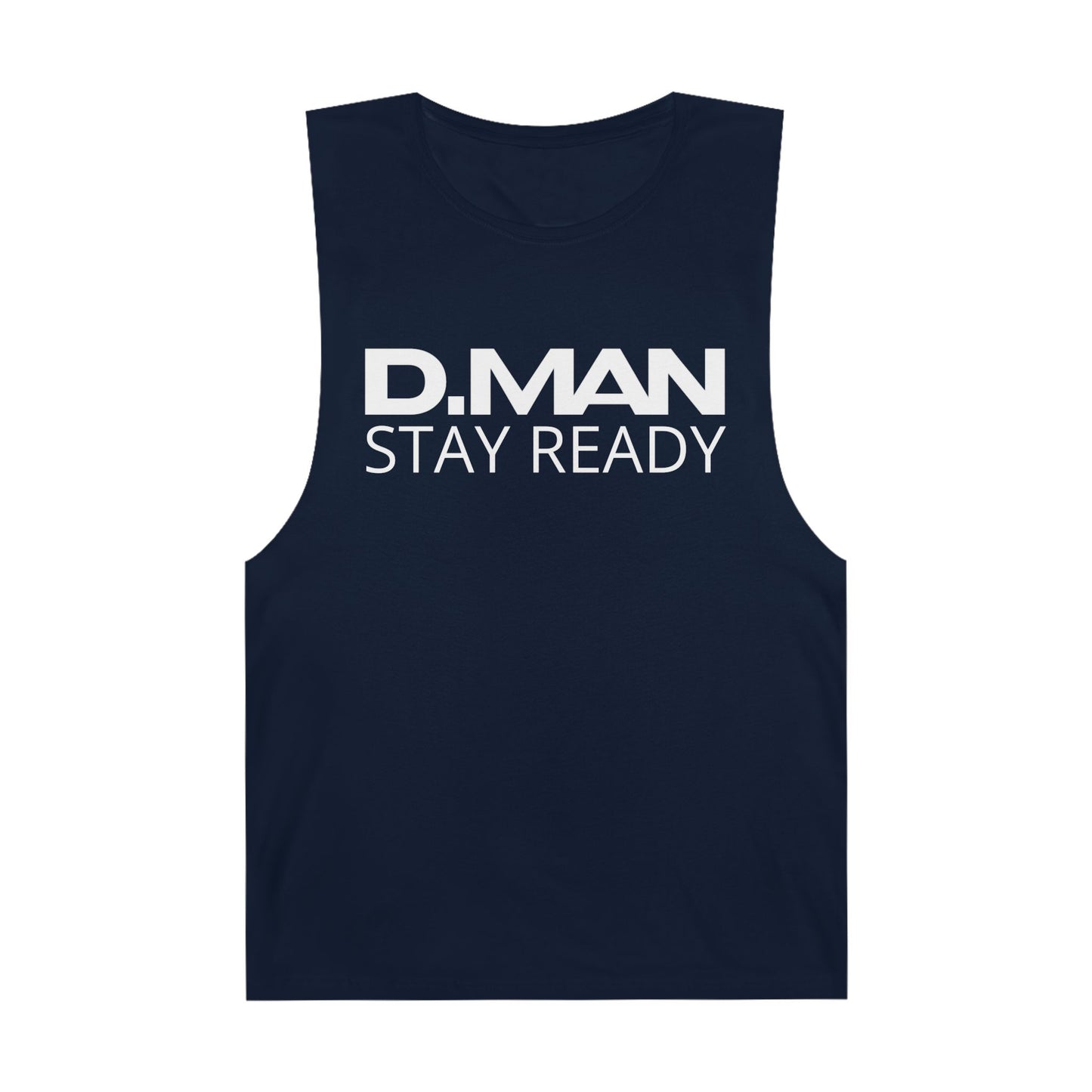 D.MAN Stay Ready Unisex Tank Top - Cool & Casual Fitness Wear