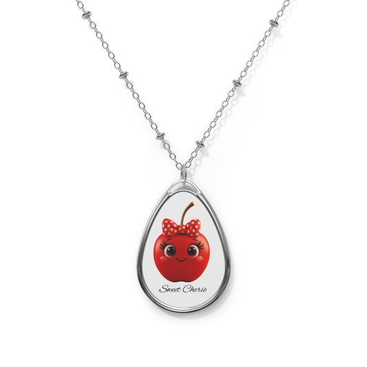 Sweet Cherie™ Charming Oval Cherry Necklace
