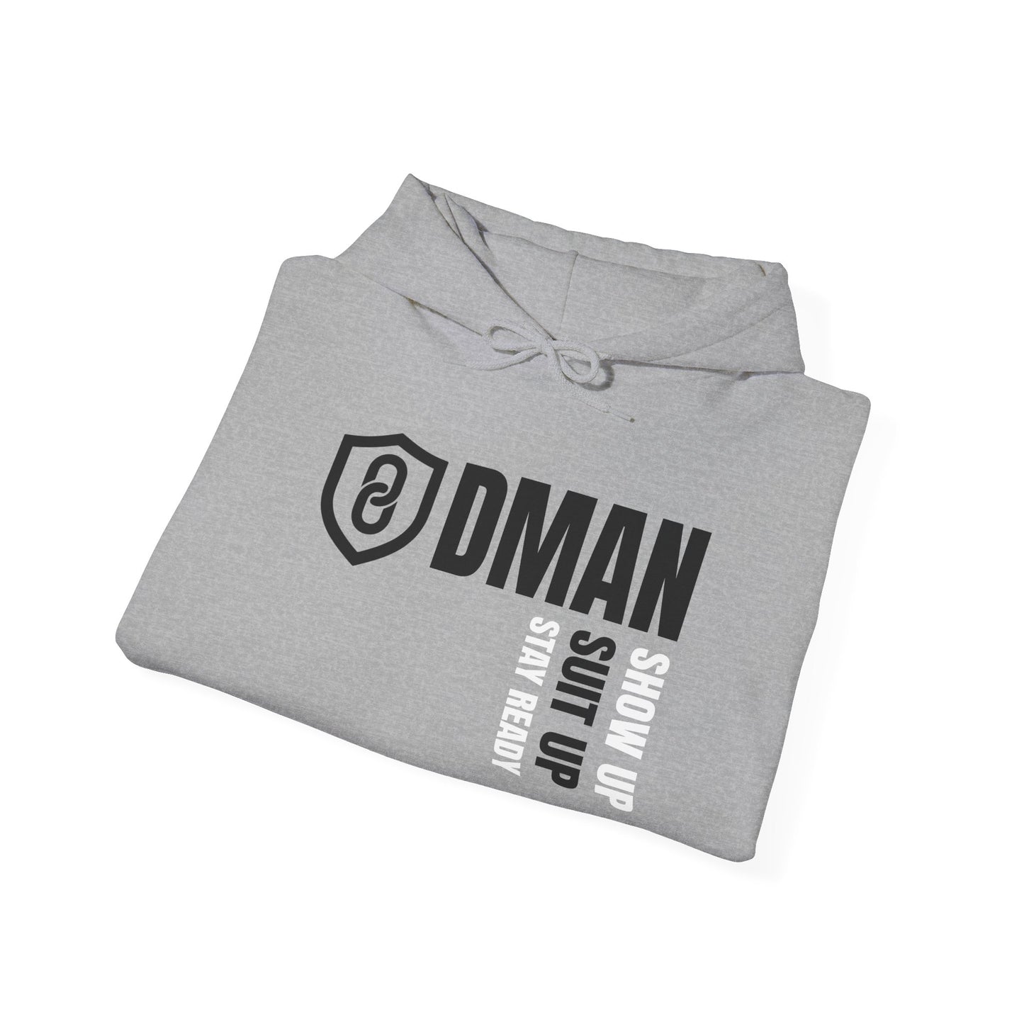 DMAN SIGNATURE GRAY  HOODIE