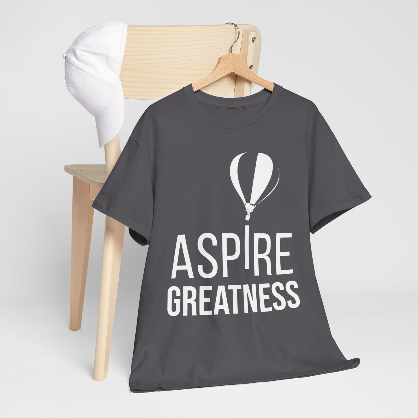 ASPIRE GREATNESS TEE "Seeing and Living Above the Challenges of Life."
