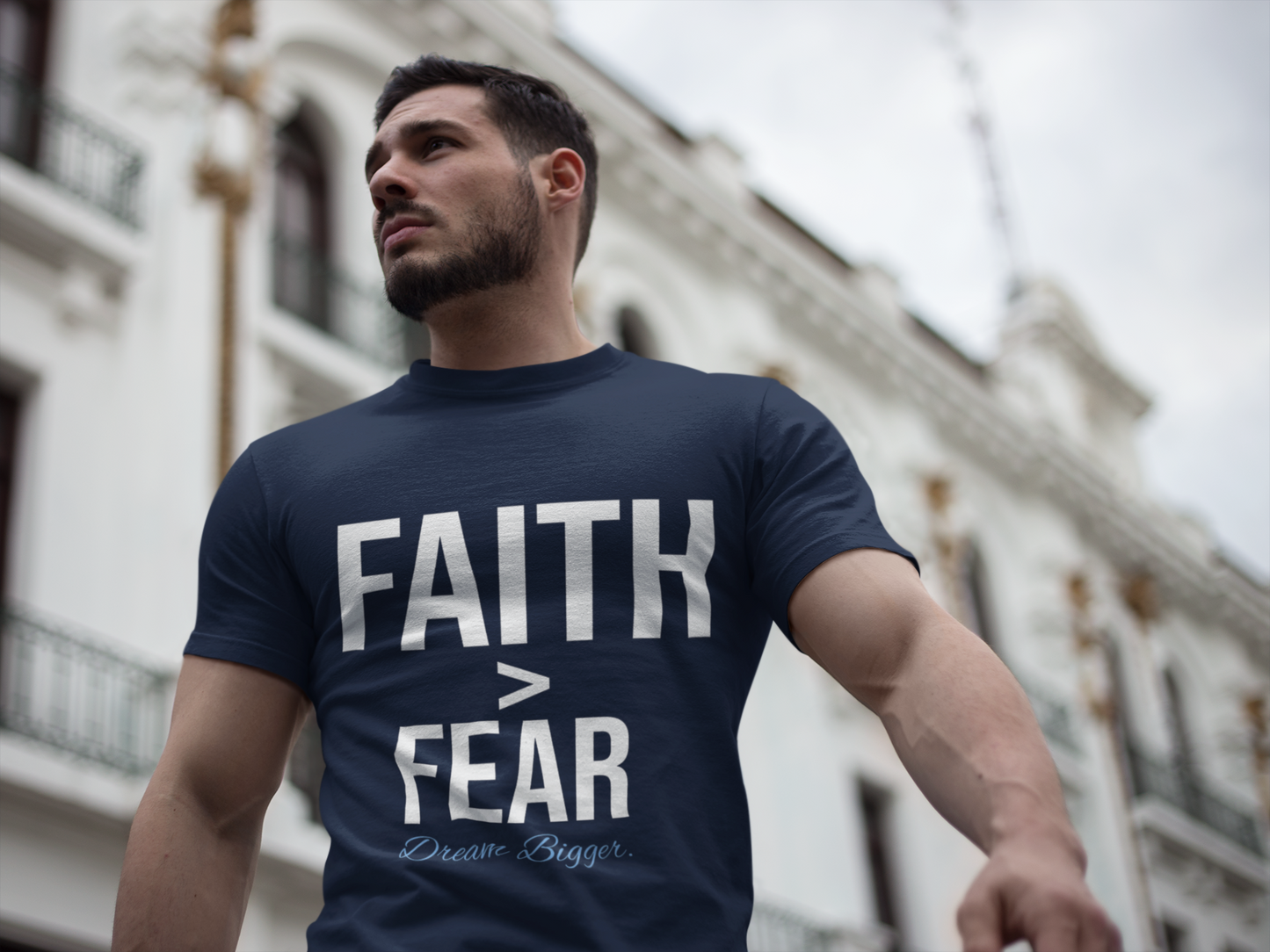 Faith Over Fear T-Shirt, Motivational Apparel, Gift for Friends, Positive Vibes, Casual Wear, Unisex Shirt