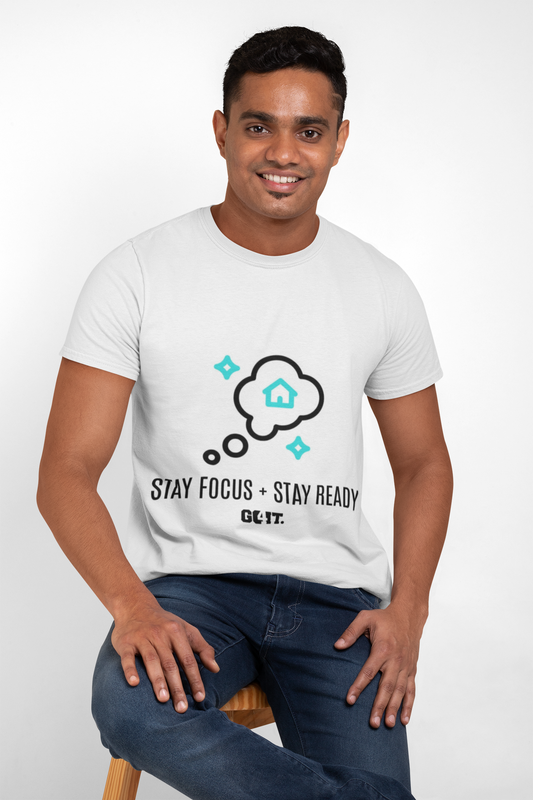 Stay Focus + Stay Ready Unisex Softstyle T-Shirt - Inspirational Casual Wear