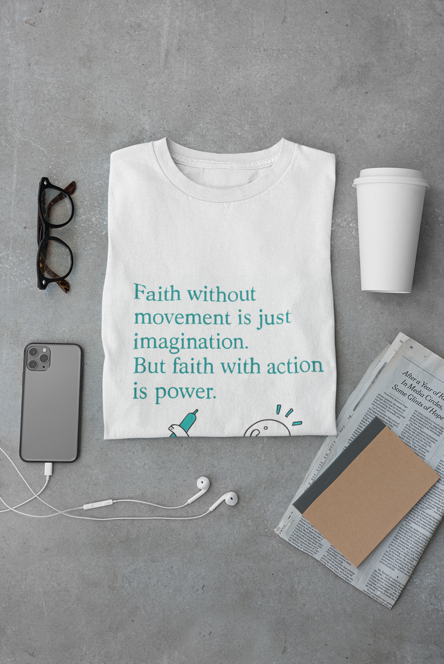 Faith with Action Tee