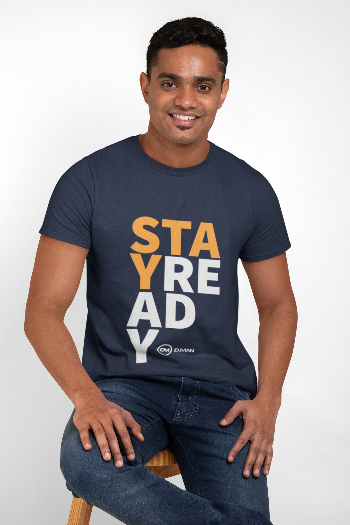 DMAN Stay Ready T-Shirt Built for Men Who Don’t Back Down