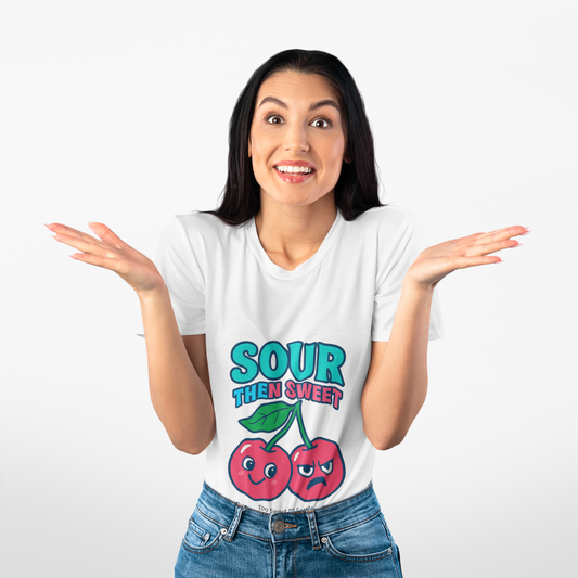 🍒 Sour Then Sweet Tee Sweet Like Cherie™ Collection