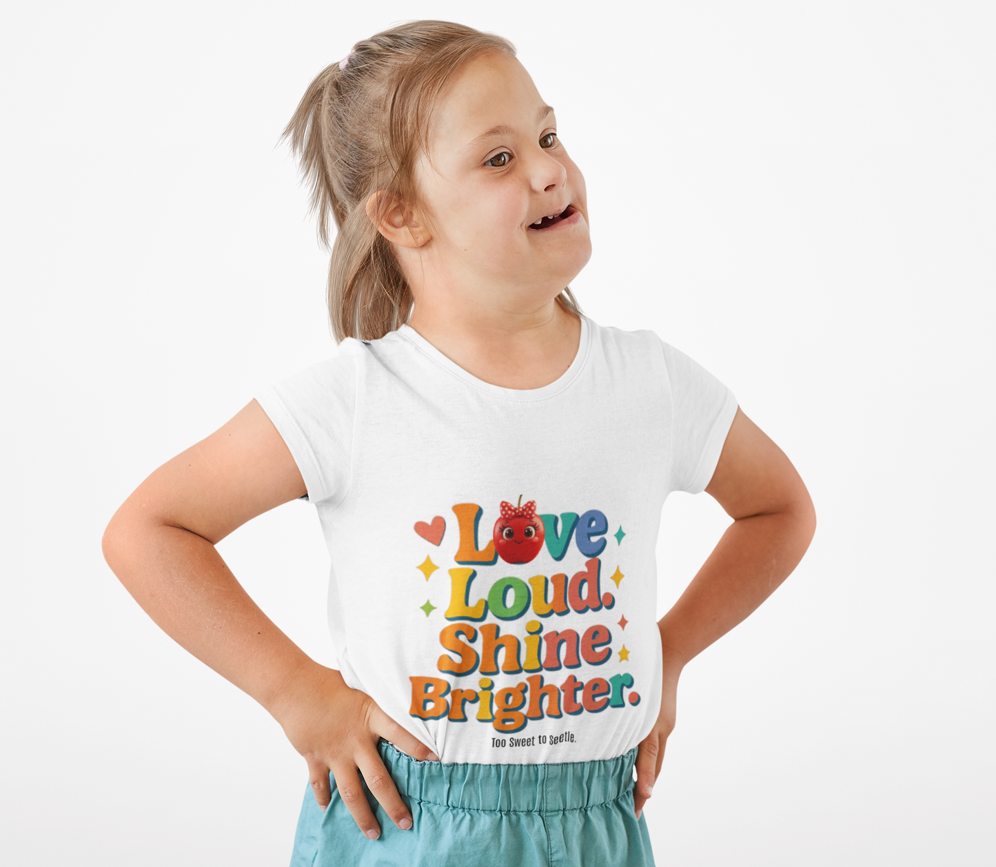 💖 Love Loud. Shine Brighter. Tee