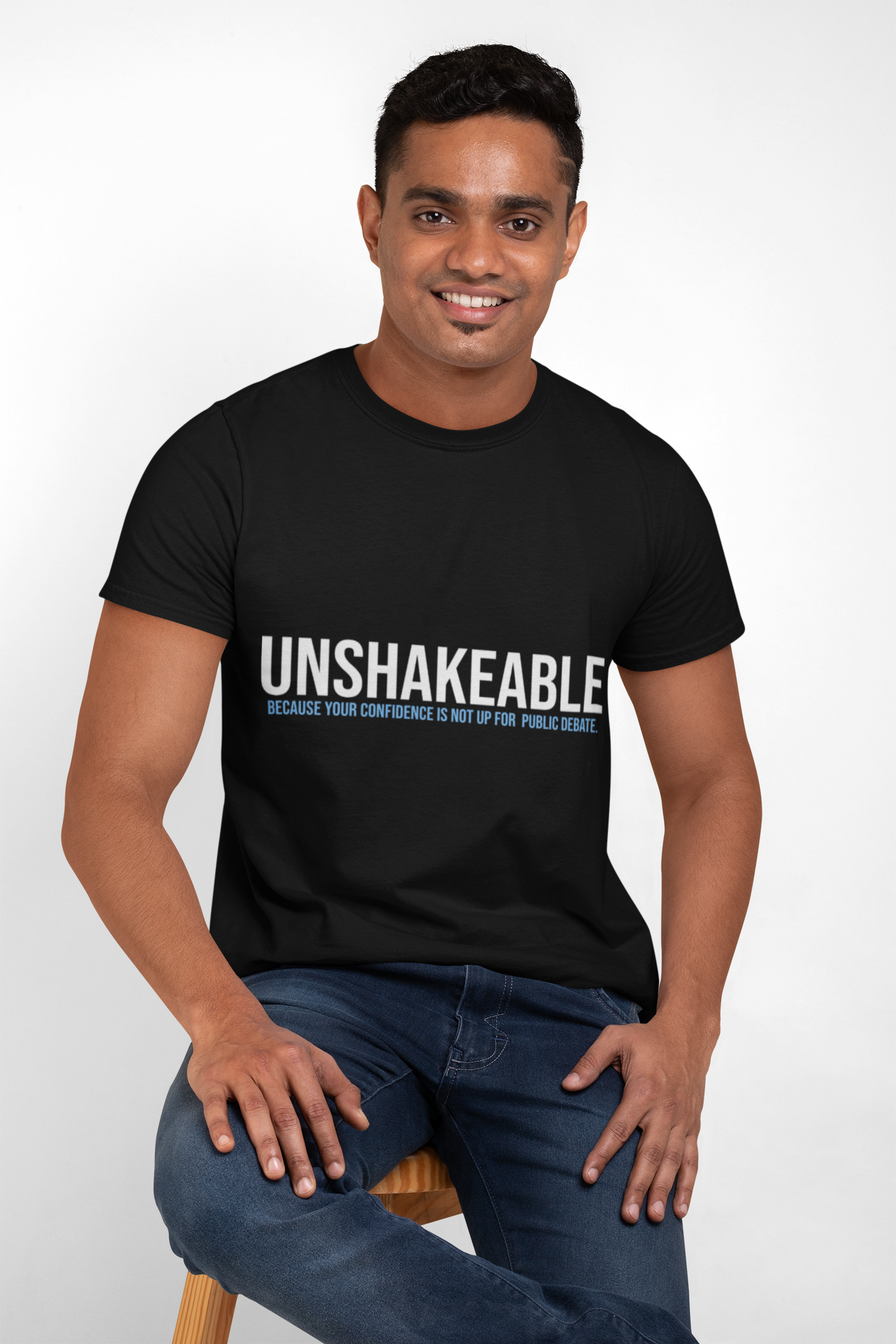 Unshakeable Confidence Cotton Tee - Unisex Heavy Cotton Tee for Empowerment, Motivation, Everyday Wear, Gift, Casual Style