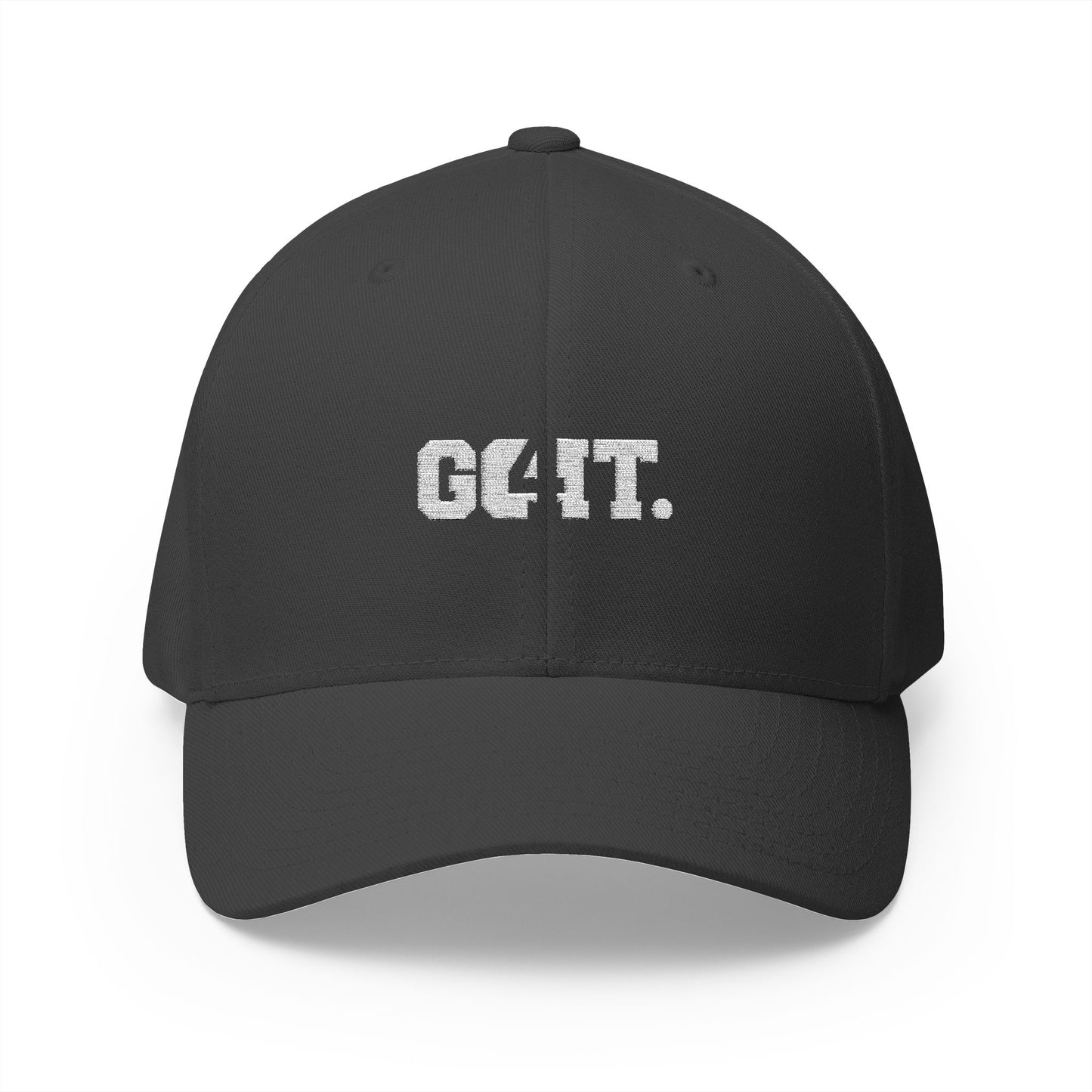 Embroidered G4IT Structured Cap - Stylish Closed-Back Hat for Everyday Wear