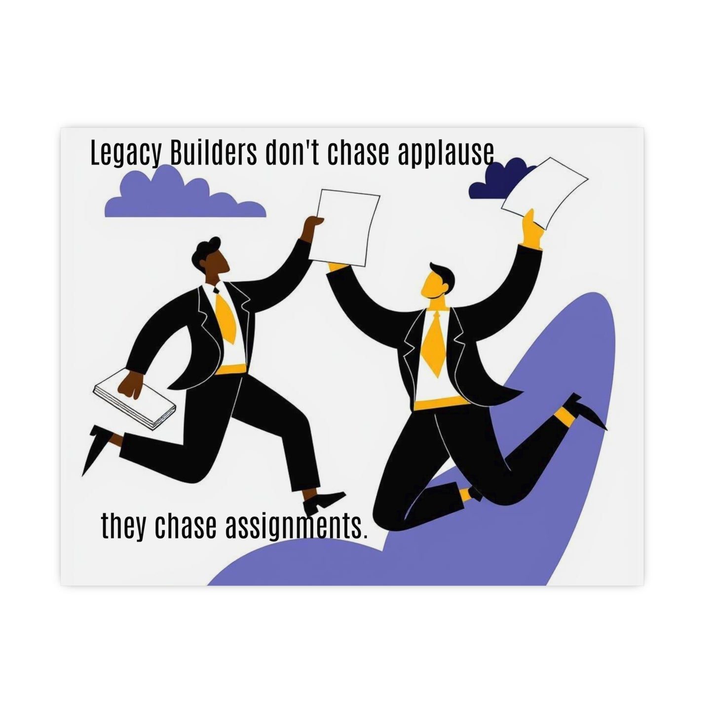 Legacy Builders Quote Print IV, Office Wall Decor