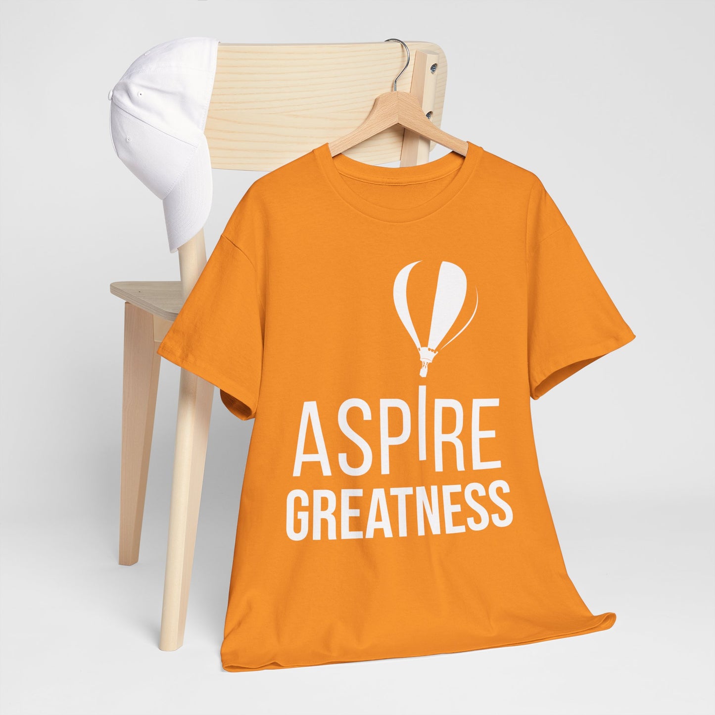 ASPIRE GREATNESS TEE "Seeing and Living Above the Challenges of Life."