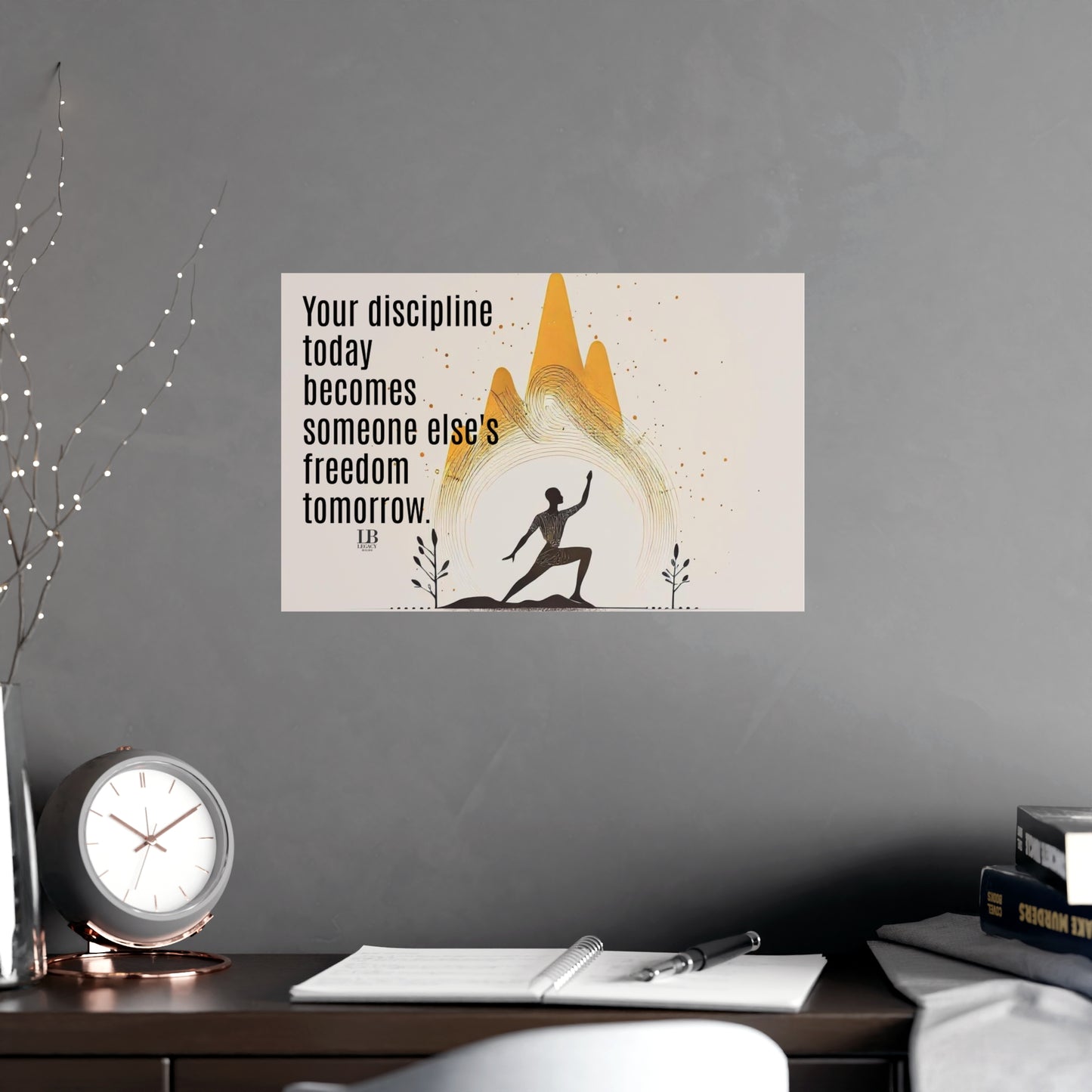 Legacy Builders Quote Print II, Office Wall Decor