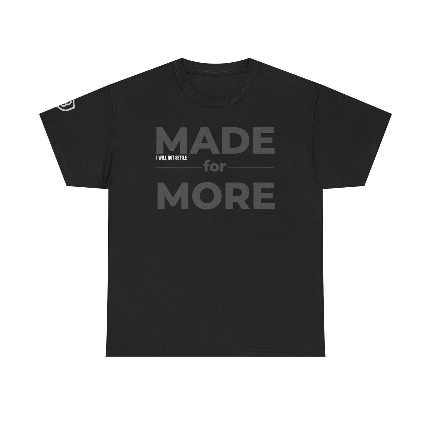 DMAN Core Black Tee – Made for More