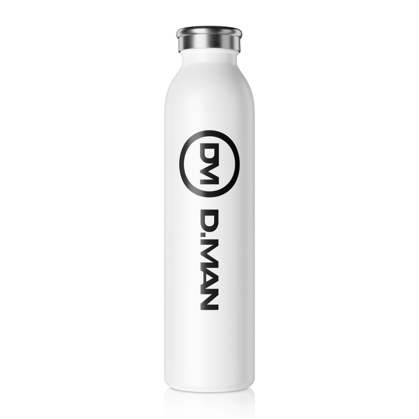 Sleek D.MAN Slim Water Bottle - Stylish & Functional Hydration Solution