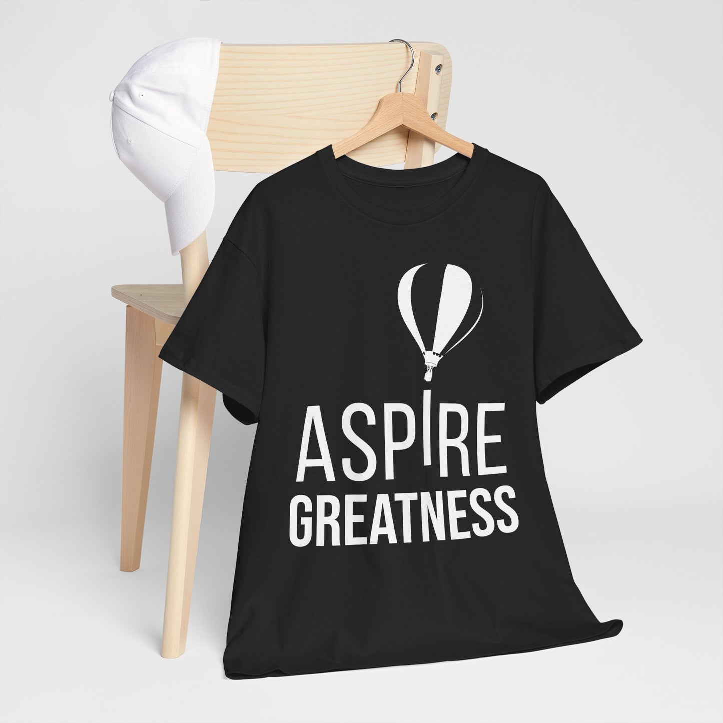 ASPIRE GREATNESS TEE "Seeing and Living Above the Challenges of Life."