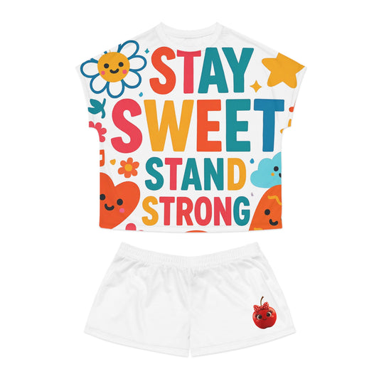 Stay Sweet Stand Strong Women Pajama Set