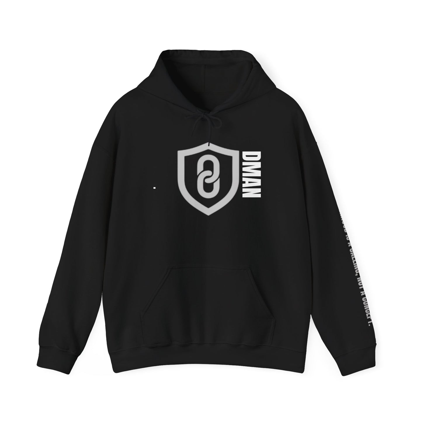 DMAN SIGNATURE BLACK HOODIE (BLACK)