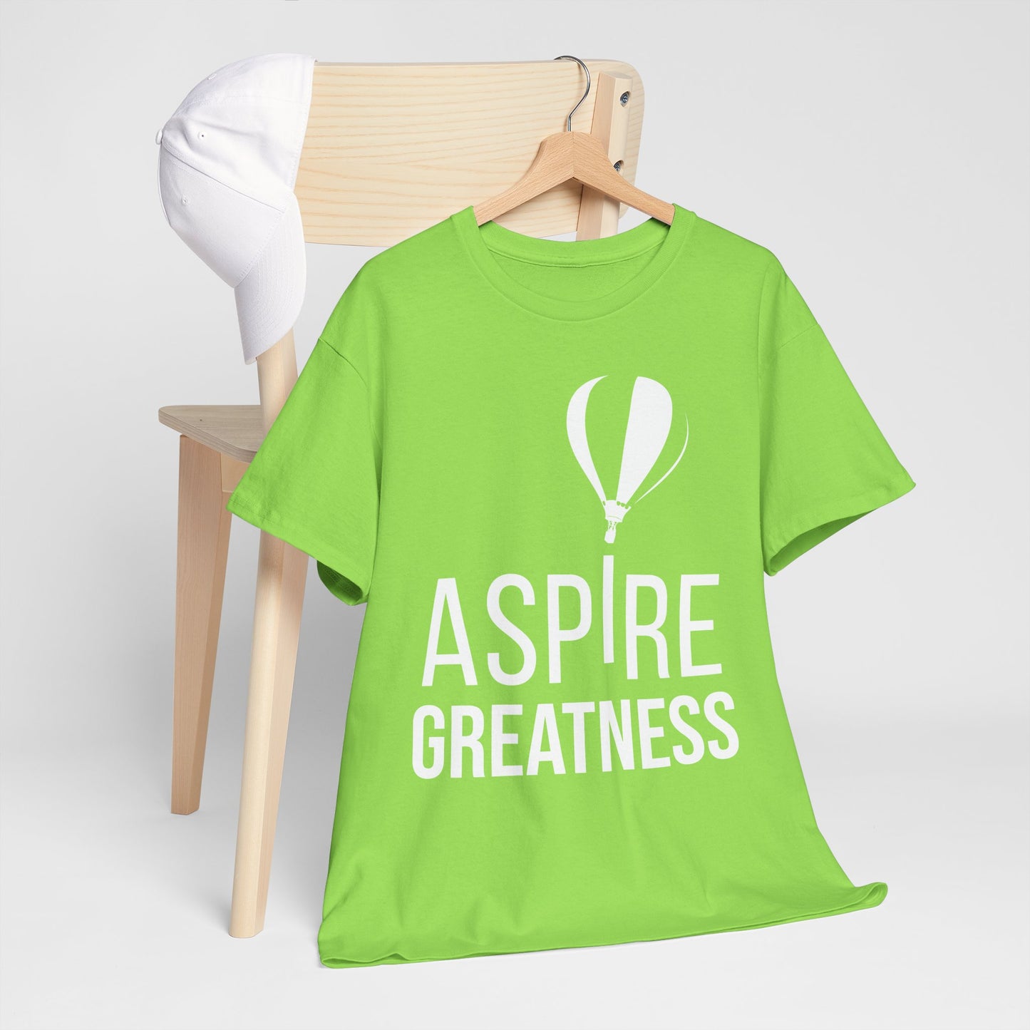 ASPIRE GREATNESS TEE "Seeing and Living Above the Challenges of Life."
