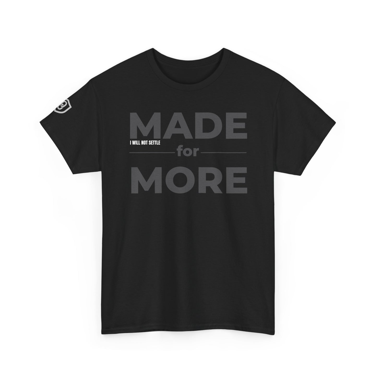 DMAN Core Black Tee – Made for More