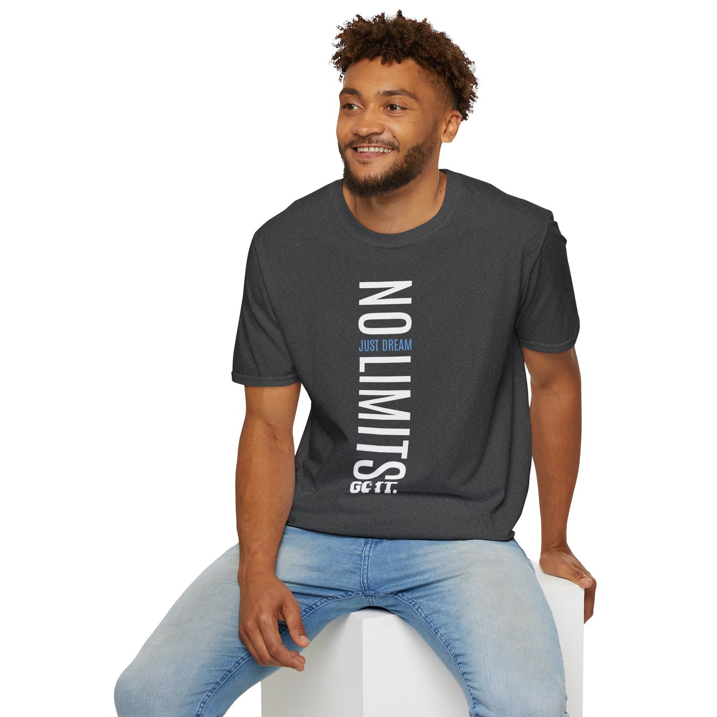 No Limits. Just Dreams.  Motivational Unisex T-Shirt