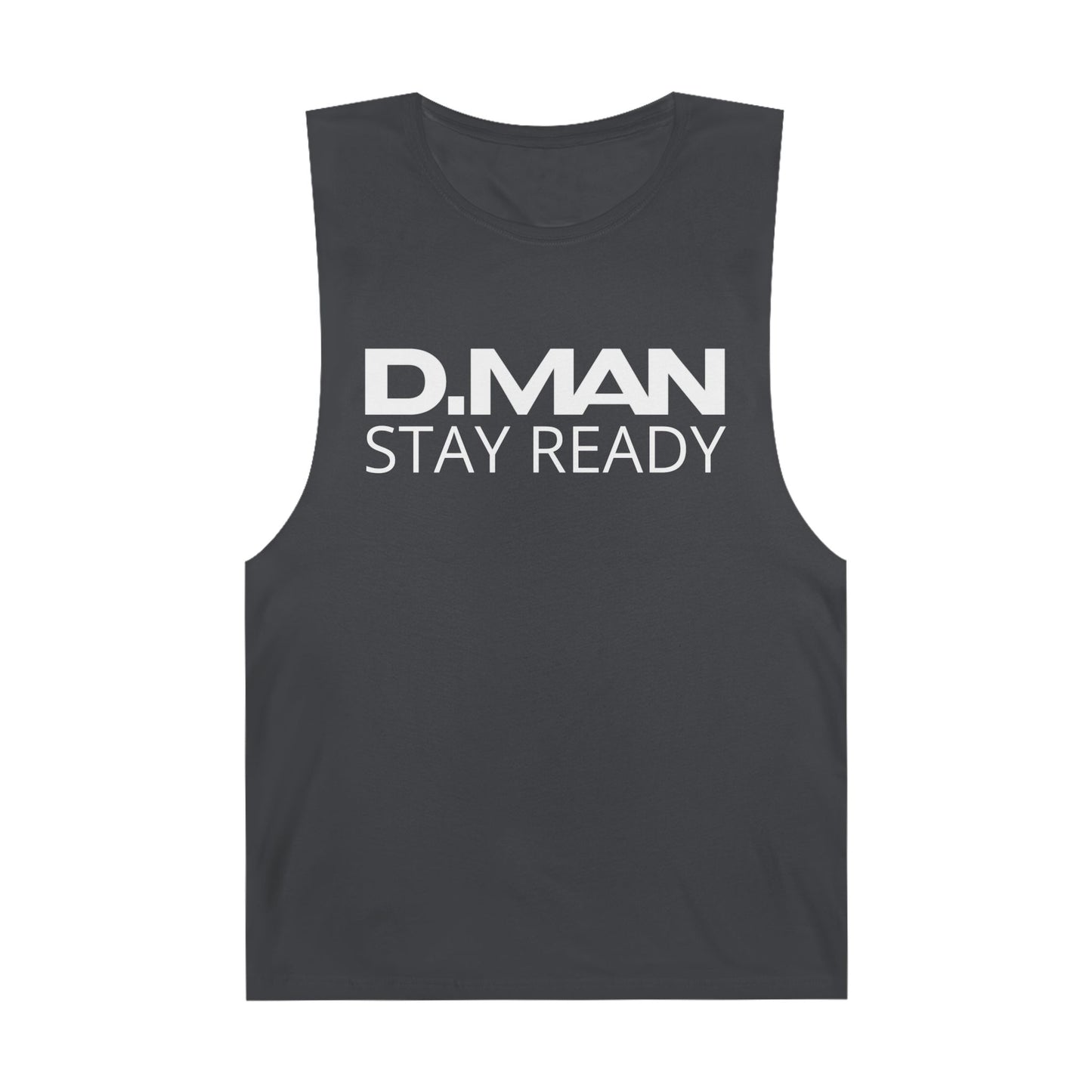D.MAN Stay Ready Unisex Tank Top - Cool & Casual Fitness Wear